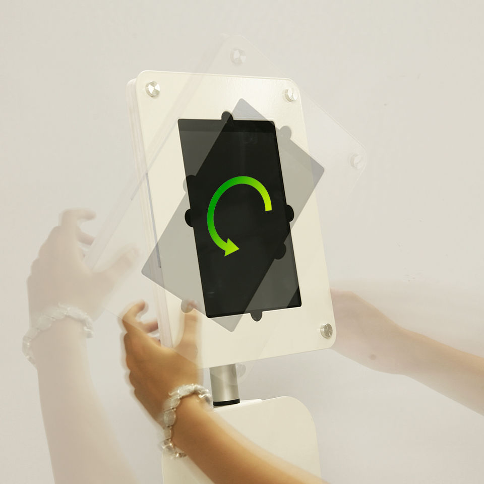 porta-tablet-girevole supporto universale tablet