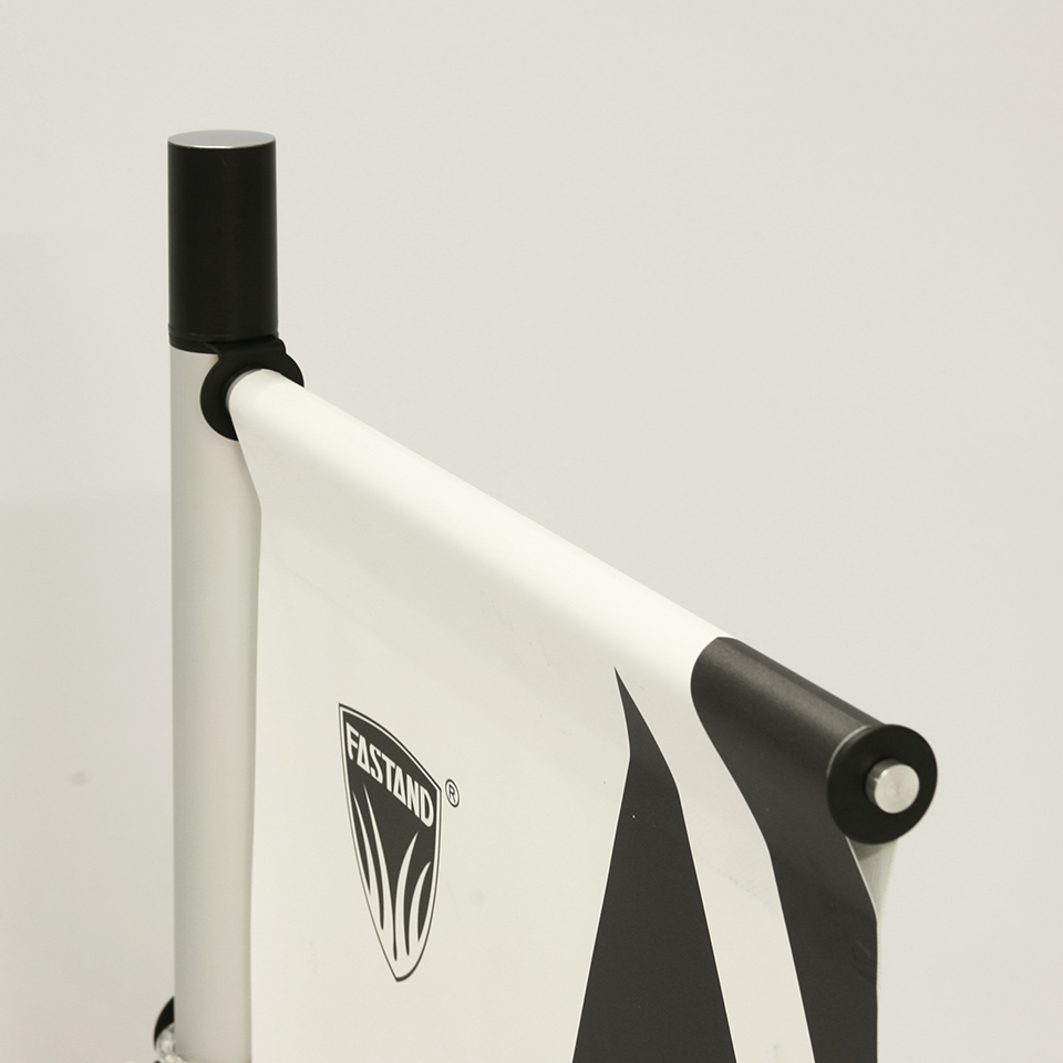 particolare nero stendardo bandiera nero