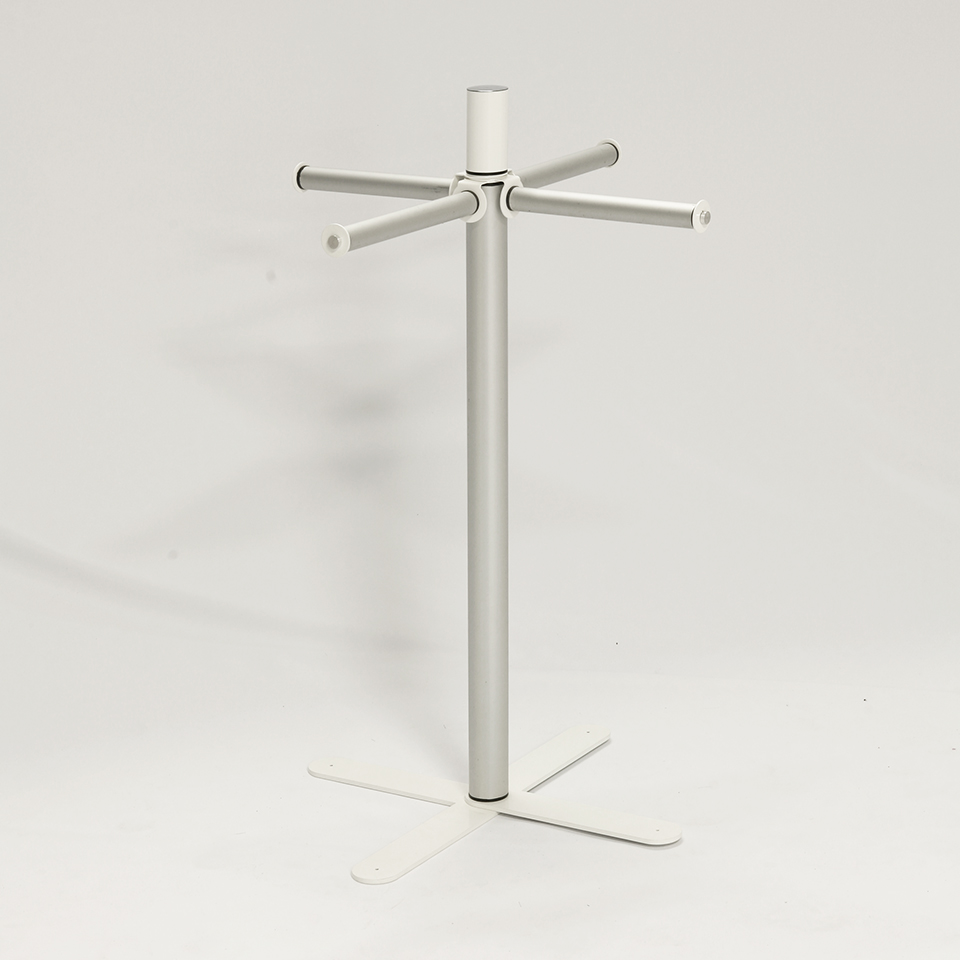 4-bracci piantana per borsine e sacchetti