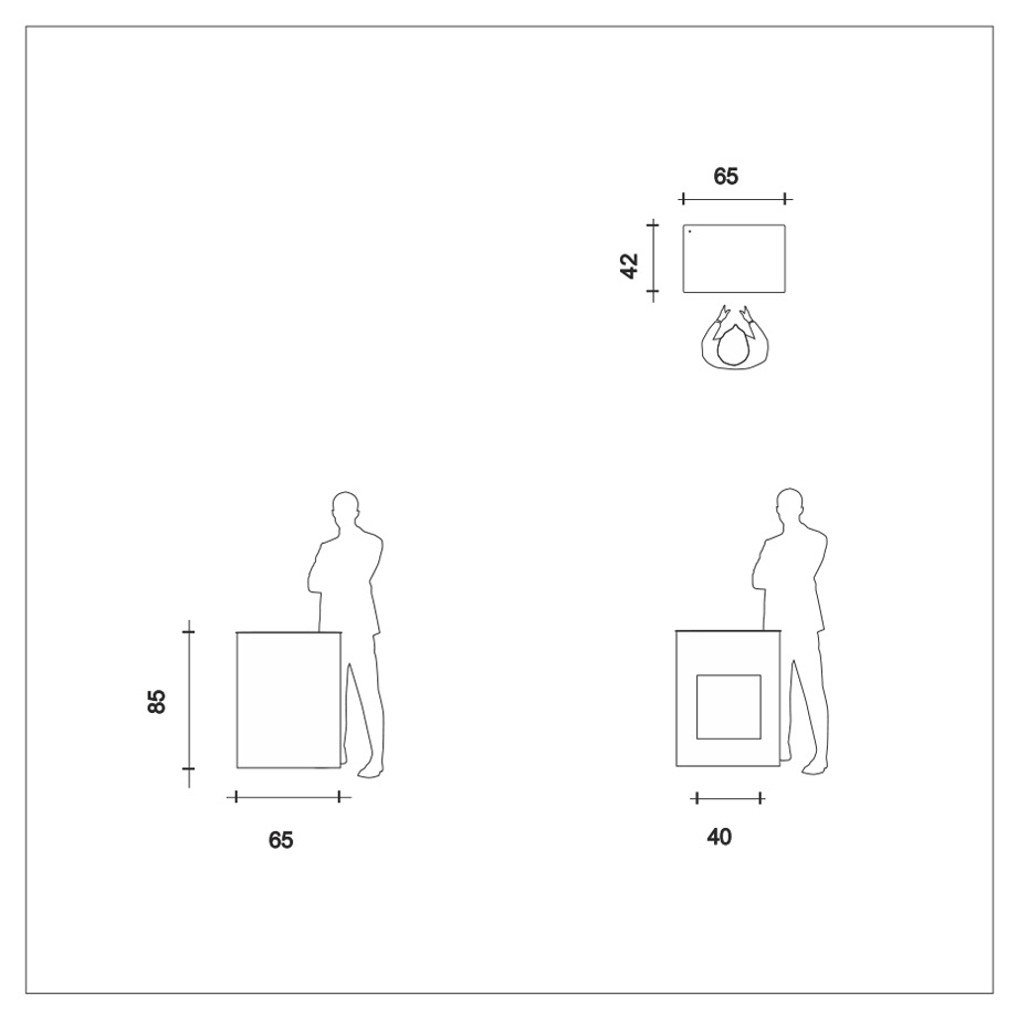 scrigno misure banchetto ad apertura rapida