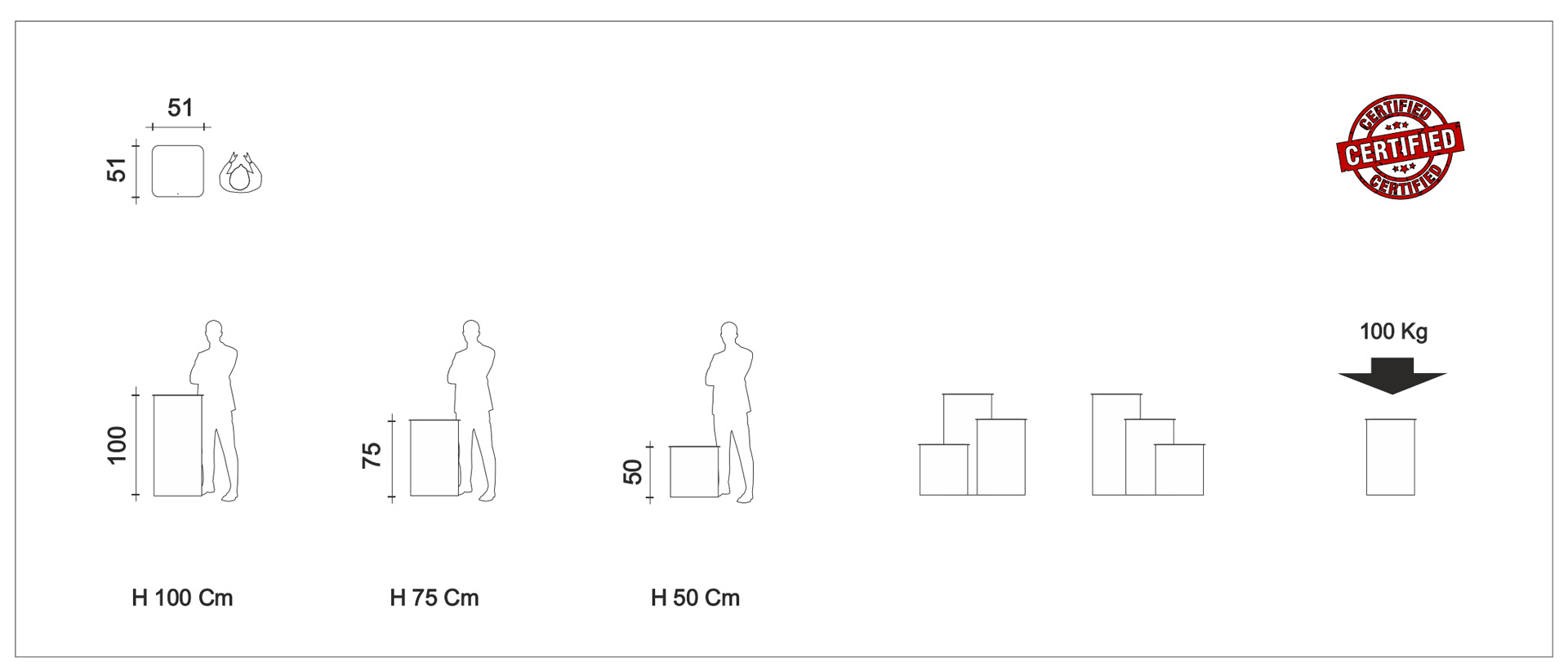 talento-quadro piano d'appoggio espositivo